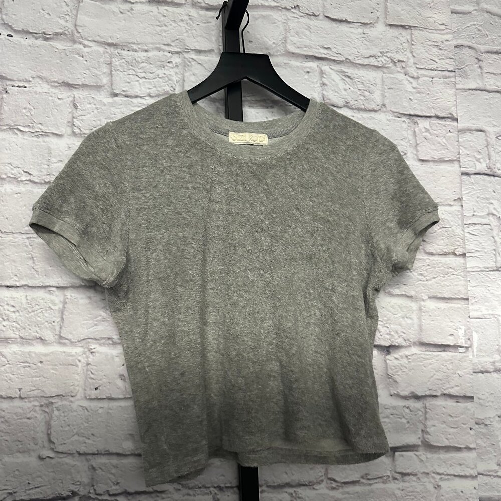 Suzie Kondi terrycloth short sleeve top